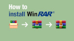 how to install winrar video on youtube