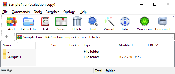winrar file is corrupted
